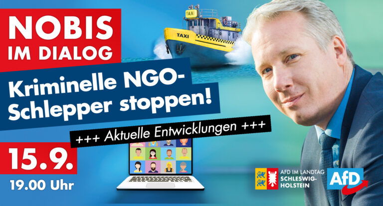 Jörg Nobis will kriminelle Schleuser und NGOs stoppen