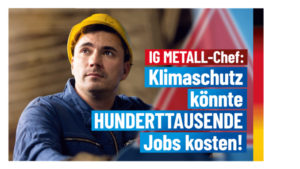 IG-Metall-Chef befürchtet Hunderttausende Arbeitslose durch Klimapolitik