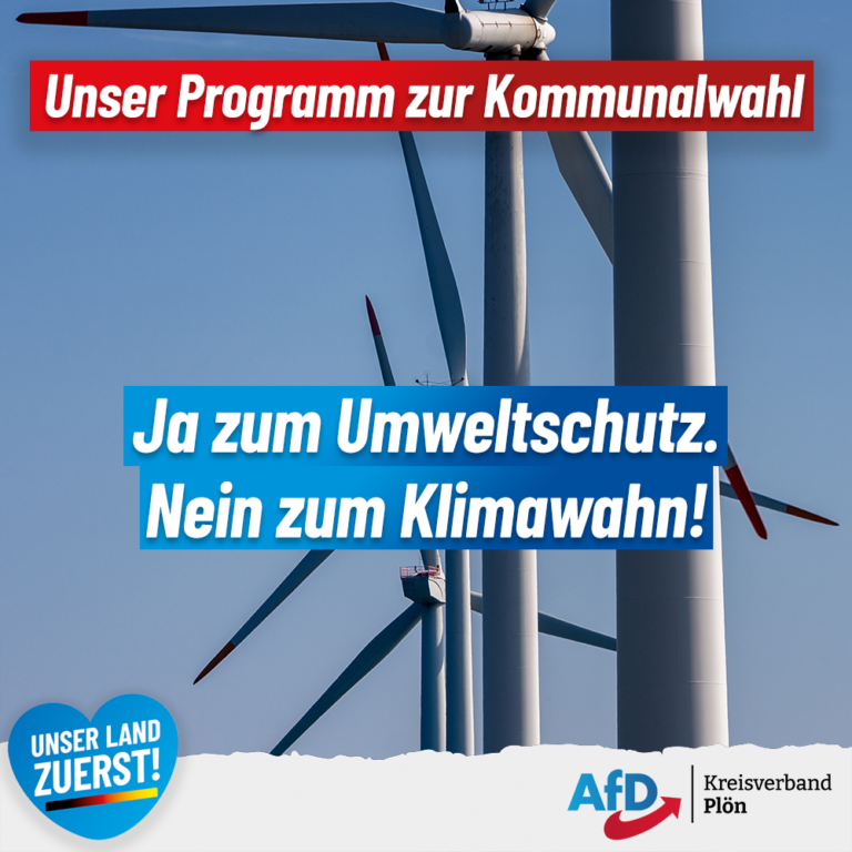 Unser Programm Zur Kommunalwahl Am 14 Mai Ja Zum Umweltschutz Nein