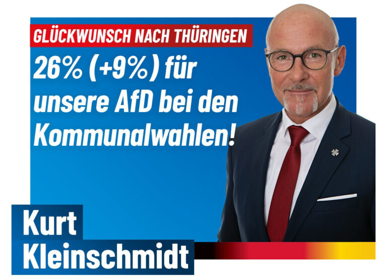 Glückwunsch an die AfD Thüringen