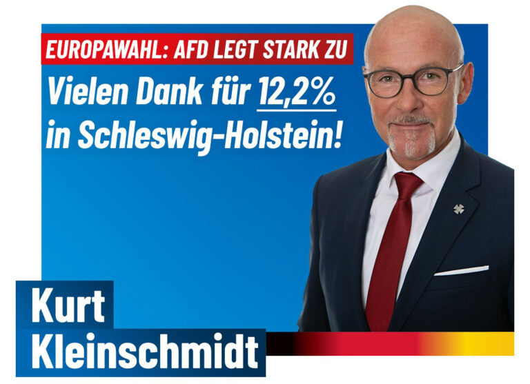 Vielen Dank für 12,2% in Schleswig-Holstein!